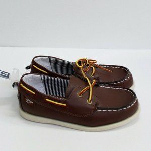 OshKosh B'gosh Alex Classic Boat Lace-Up Shoes Size 12